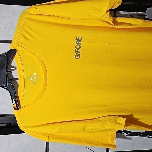 G/Fore Yellow T-Shirt Size XL NWT - Picture 2 of 8